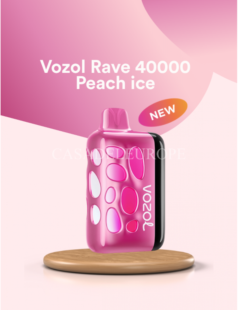 Vozol Rave 40000 Peach ice