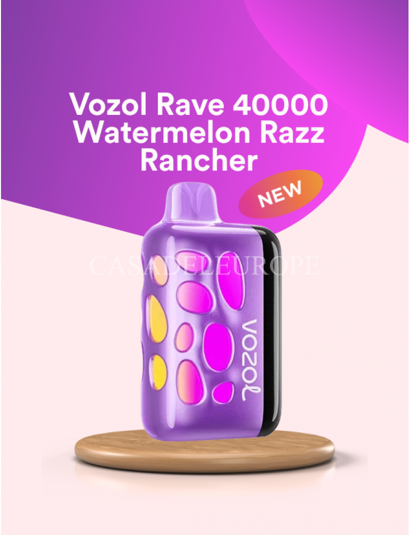 Vozol Rave 40000 Watermelon Razz Rancher