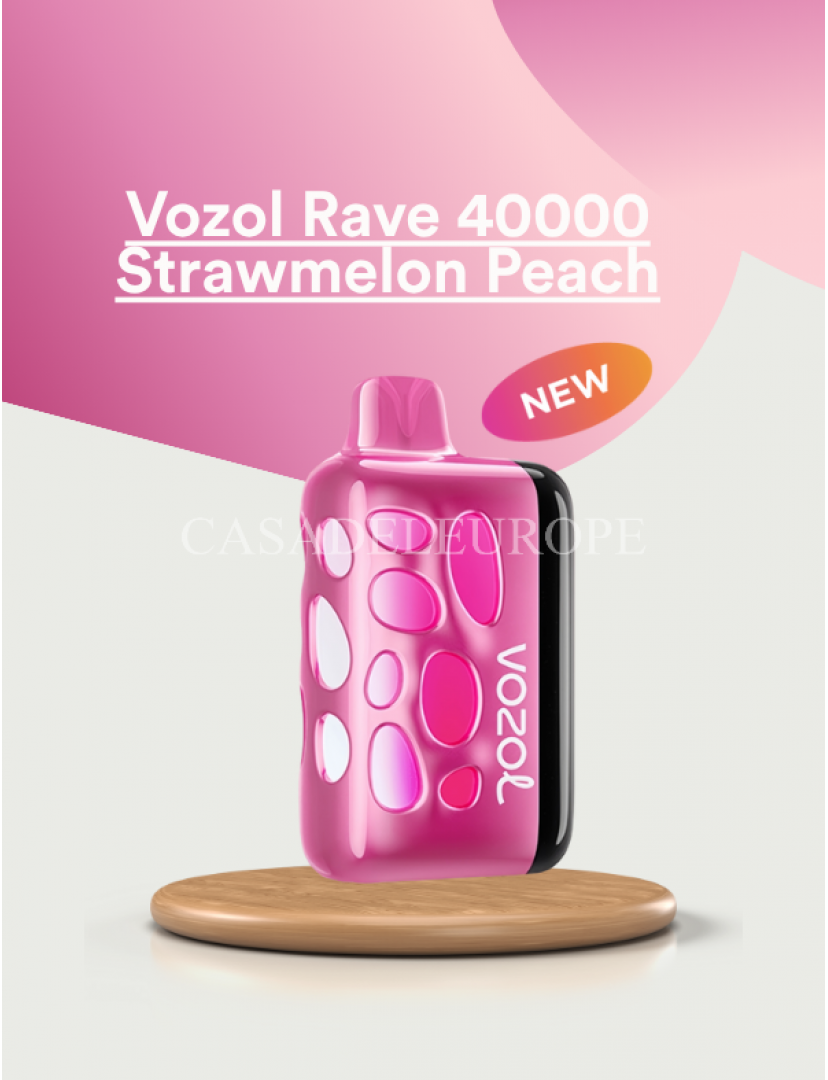 Vozol Rave 40000 Strawmelon Peach