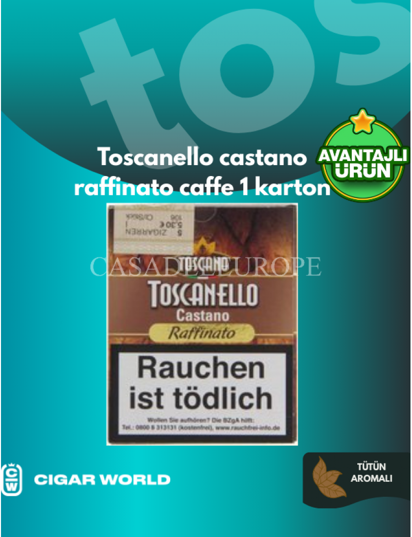 Toscanello Castano Raffinato-Fındık aromalı-1karton