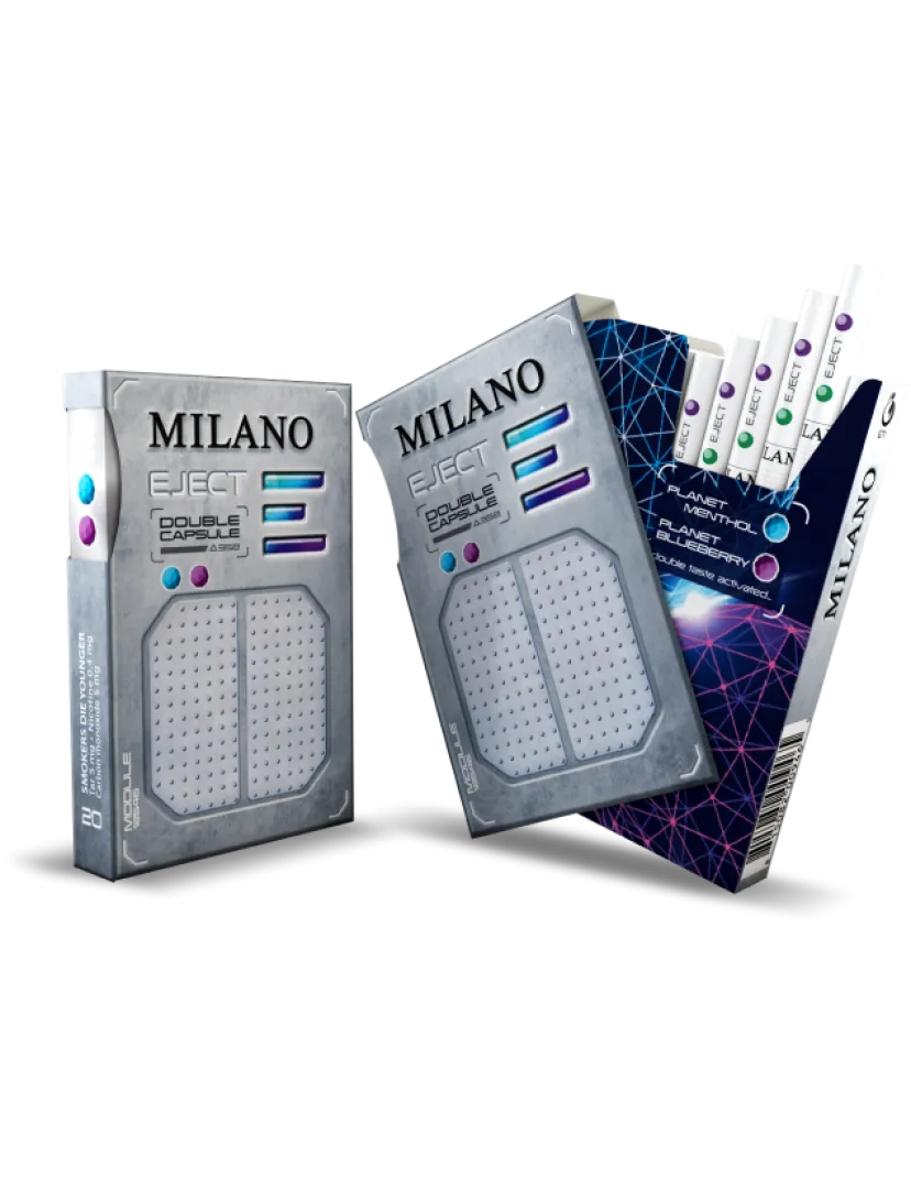 Milano Eject Double Click sigara-Mentol ve Böğürtlen